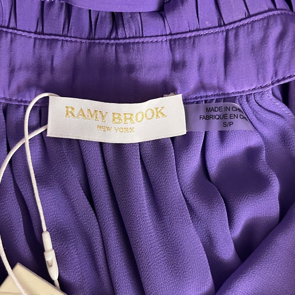 New Ramy Brook Angeline Passion Purple Mini Dress Size S Retail $475 - Picture 10 of 14